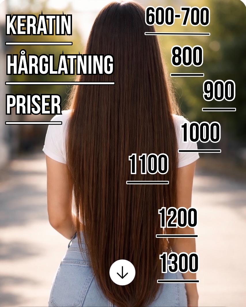 Permanent hårglatning med keratin -priser Keratin hårglatning priser